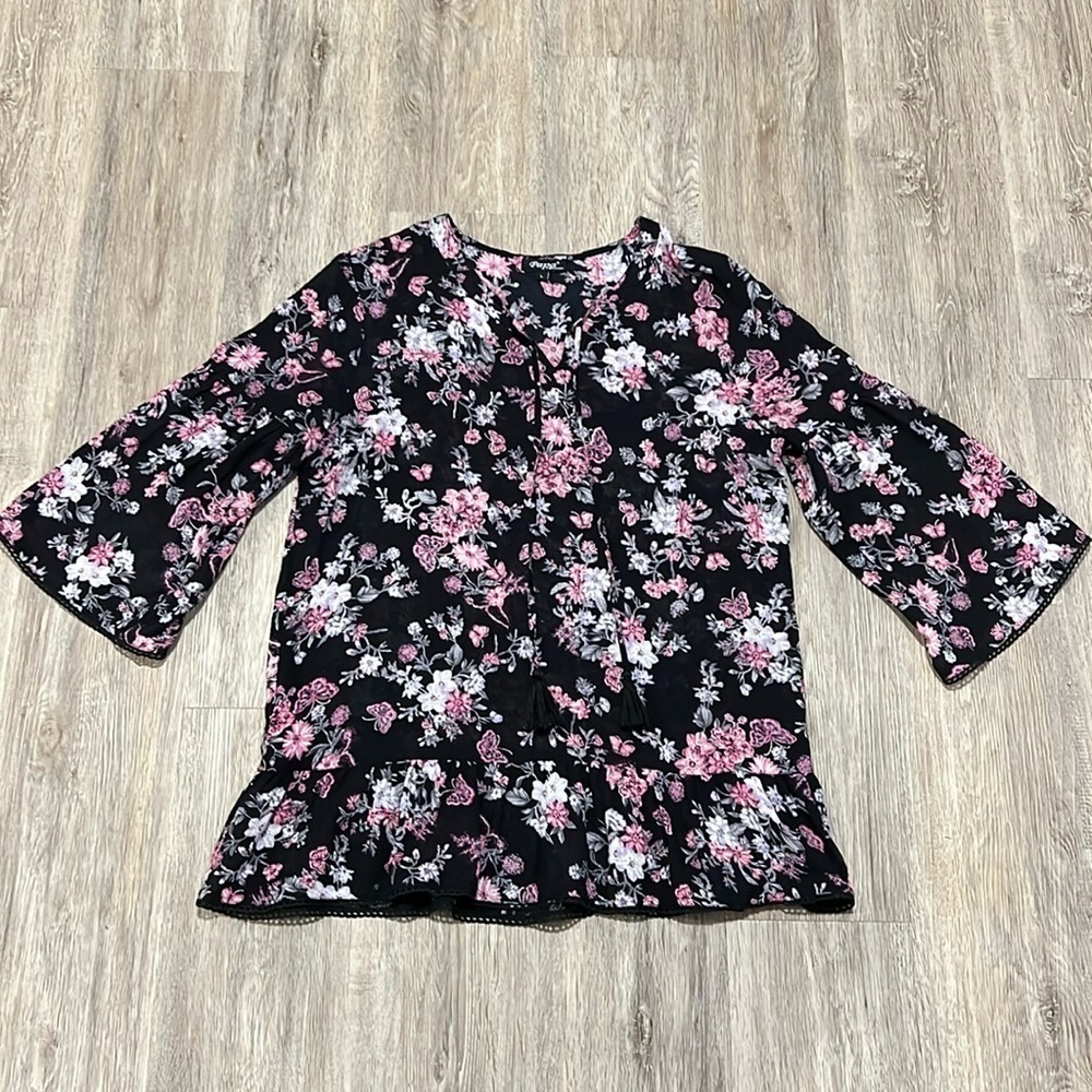 Papa Vancouver Floral Tunic Top